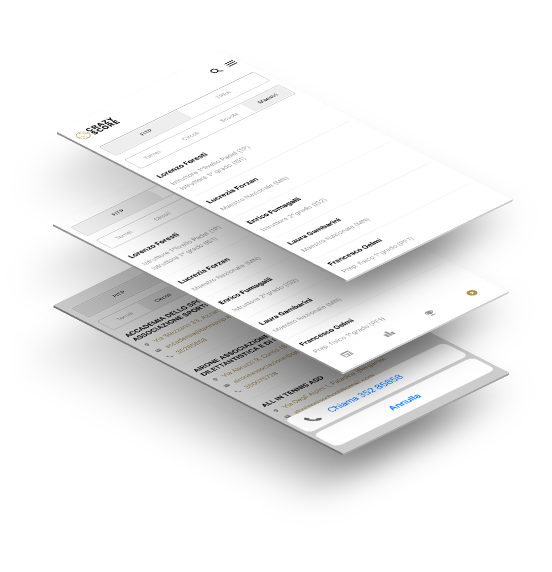 Ricerca maestri in crazyscore